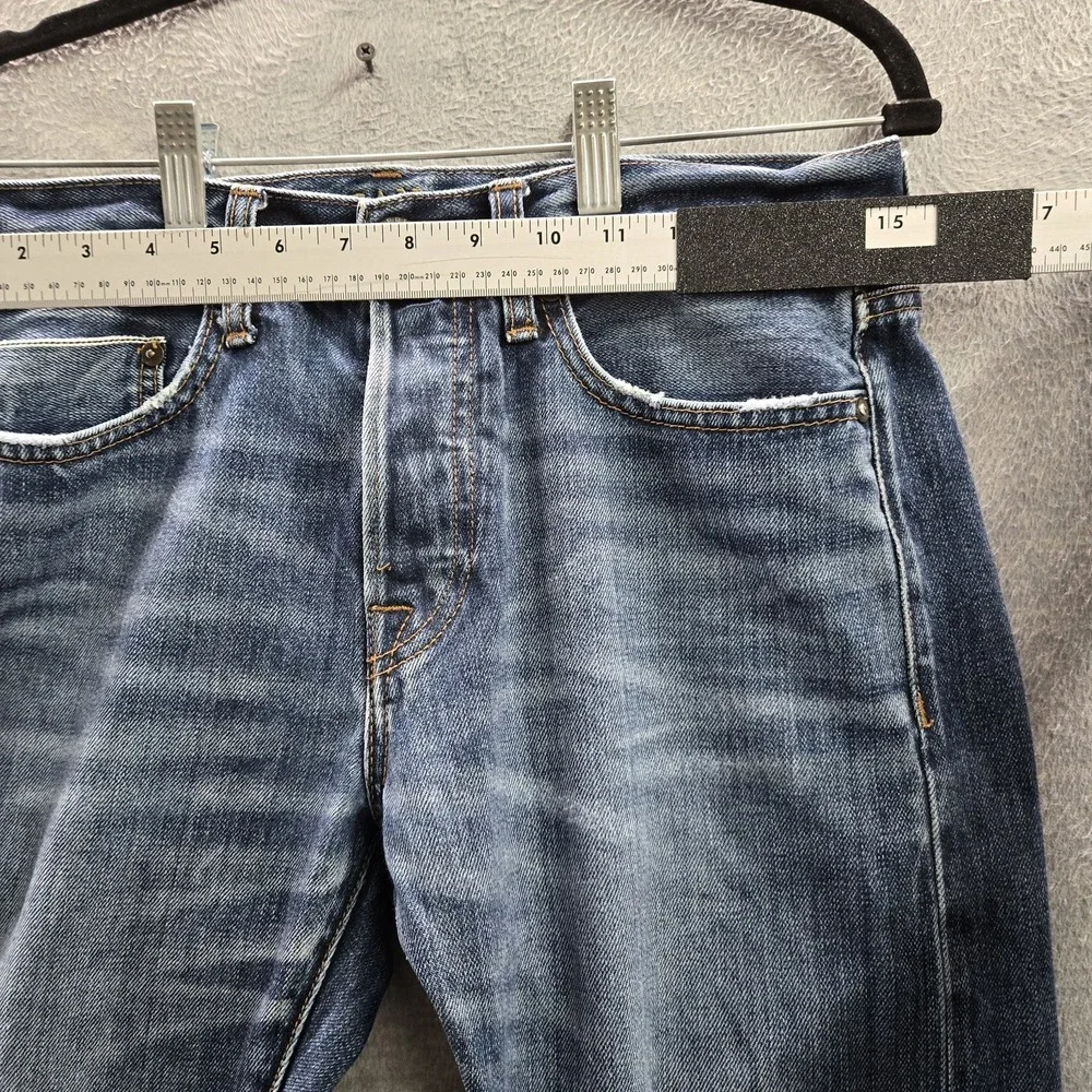 American Eagle Outfitters Men Jeans 30X34 Blue Denim Slim‎ Button 29